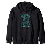 Wing Foiling Dad like normal but cooler Wing Surf Wingfoil Zip Hoodie