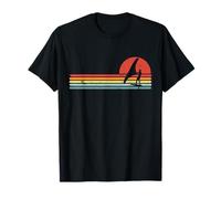 Wing Foiling Foil Surf Surfing Foiler, Retro Vintage Surfer T-Shirt