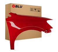 Wing for VW POLO 6R 6C V 5 LA3X right red 09-17 front fender painted sunset red