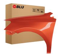 Wing for VW POLO 6R 6C V 5 LD2Z left orange 09-17 front fender painted hotorange