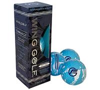 Wing Golf - Cirrus Ci1 Soft Feel Golf Balls, 3-Pack, Blue, High Visibility Golf Ball, Tri-Line Alignment, Long Distance, Soft Feel for Senior Golfers, Durable Anti-Scuff Surlyn Cover