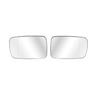 Wing Mirror 2 X Side Wing Mirror Rearview Mirror Glass Heated For BMW For E39 For E46 For 320I For 330I For 325I For 525I 1998-2006 LH/RH 51168250436 Non-HeatedWing Mirror Glass