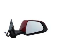 Wing Mirror Assembly 13 Pins Door Mirror Assembly For Tesla Model 3 M3 2021-2023 Dark Red Power Folding Heated Without WIFI Antenna Car Accessories(1pc right)