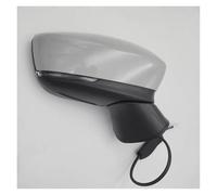 Wing Mirror Assembly 1PCS Outer Rearview Mirror Assy For MAZDA 3 For Axela BN BM 2017 2018 Door Side Mirror Assy Base Color Auto Side Mirror(8PINS-RH(unpainted))