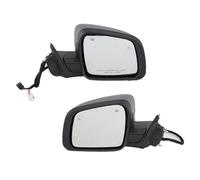 Wing Mirror Assembly Car Accessories 13 Pins Side Rearview Mirror Assembly For Jeep For Grand For Cherokee WK 2011-2021 Dual Insert Primer Side Door Mirror Auto Side Mirror(1pair)