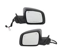 Wing Mirror Assembly Car Accessories 13 Pins Side Rearview Mirror Assembly For Jeep For Grand For Cherokee WK 2011-2021 Dual Insert Primer Side Door Mirror Auto Side Mirror(1pair)