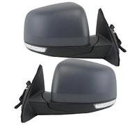 Wing Mirror Assembly Car Accessories 13 Wires Side Rearview Mirror Assembly For Jeep Grand Cherokee WK 2011-2021 With Dual Insert Primer Door Mirror Auto Side Mirror(1pair)