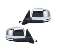Wing Mirror Assembly Car Accessories 15 Wires Rearview Mirror Assembly For Jeep For Grand For Cherokee WK 2011-2022 With Blind Spot Indicator Side Mirror Auto Side Mirror(Silver,1pair)