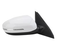 Wing Mirror Assembly Car Accessories 5/6/8 Wires Door Side Mirror Assembly For Kia For Optima 2011 2012 2013 2014 2015 Wing Mirror With Turn Signals Lamp Auto Side Mirror(WHITE,5 Wire Right)
