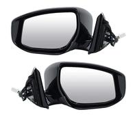 Wing Mirror Assembly Car Accessories 6 Wire Rearview Mirror Assembly For Nissan For Altima 2013-2018 Bright Black With Turn Signal Side Mirror Auto Side Mirror(1pair)