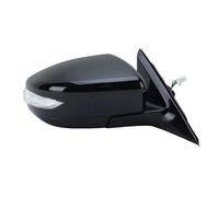 Wing Mirror Assembly Car Accessories 6 Wire Rearview Mirror Assembly For Nissan For Altima 2013-2018 Bright Black With Turn Signal Side Mirror Auto Side Mirror(1pc right)
