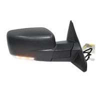 Wing Mirror Assembly Door Mirror Assembly Car Accessories For Dodge For Ram 1500 2500 3500 2013-2018 Power Folding Dual Lamps Heated Side Rearview Mirror Auto Side Mirror(Black,1pc right)