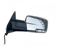 Wing Mirror Assembly Door Mirror Assembly For Dodge For Ram 1500 2500 3500 2013-2018 Power Folding Dual Lamps Heated Side Rearview(Sliver l)