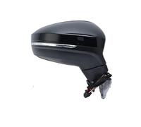 Wing Mirror Assembly Door Side Mirror Assembly For VW For Tiguan 2018-2023 Black Dual Plug Mirror With Blind Spot Light Wing Mirror 8 Pin Car Accessories Auto Side Mirror(Right)