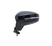 Wing Mirror Assembly Door Side Mirror Assembly For VW For Tiguan 2018-2023 Black Dual Plug Mirror With Blind Spot Light Wing Mirror 8 Pin Car Accessories Auto Side Mirror(Left)