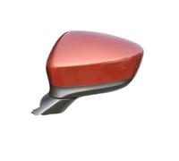 Wing Mirror Assembly Door Wing Rear View Mirror Assy Side Mirror Assembly For Mazda For CX-5 CX5 2012 2013 2014 8PINS Power Folding Auto Side Mirror(Soul Red-LH)