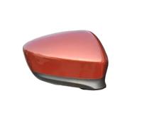 Wing Mirror Assembly Door Wing Rear View Mirror Assy Side Mirror Assembly For Mazda For CX-5 CX5 2012 2013 2014 8PINS Power Folding Auto Side Mirror(Soul Red-RH)