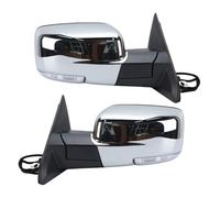 Wing Mirror Assembly For Dodge For RAM 1500 2013 2014 2015-2018 Dual Lamp Dual Plug Door Side Wing Rearview Mirror Assembly 11/12Pins(1 pair)