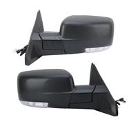 Wing Mirror Assembly For Dodge For Ram 1500 2500 3500 Side Mirror Assembly Power Folding Dual Lamps Heated Rearview Wing Mirror Wing Mirror(1 pair 1)