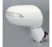 Wing Mirror Assembly For FIT For JAZZ 2005-2008 For CITY 2007 Side Mirror Rearview 5-PINS Electric Angle Adjust LED Turn Signal Lamp Glass Lens Cover Door Wing Mirror(White Right)