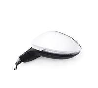 Wing Mirror Assembly For Golf 8 2021-2024 Left And Right Automatic Folding 6-pin Rearview Mirror Assembly(White,Left)