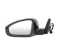 Wing Mirror Assembly For VW For Jetta 2019 2020 2021 2022 2023 6 Pins Side Door Mirror Assembly Black Low-End Heated Wing Car Accessories Door Wing Mirror(1pc left)