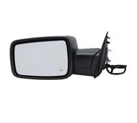 Wing Mirror Assembly Side Door Mirror Assembly For Dodge For RAM 1500 2013-2018 Dual Lamp Dual Plug Electroplated Side Door Wing Mirrors Car Accessories Auto Side Mirror(Left)