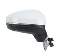 Wing Mirror Assembly Side Door Mirror Assembly For VW For Tiguan 2018-2023 White Dual Plug With Blind Spot Light Side Mirror Accessories 8 Wires Auto Side Mirror(1pc right)