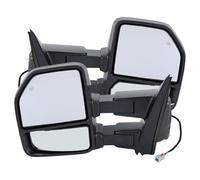 Wing Mirror Assembly Side Mirrors For F150 For Pickup For Truck 2015-2020 Led Turn Signal Light Puddle Lights Power Heated Lens Folding Assy Complete Wing Mirrors