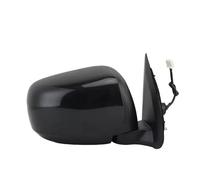 Wing Mirror Assembly Side Wing Mirror For Mitsubishi For Triton L200 MQ 2015-2018 Rearview Glass Chrome Cover Turn Signal Lamp 3/7Pins(3pins Black Right)