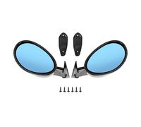 Wing Mirror Assembly Universal Left & Right Car Classic Retro Door Wing Side Mirror Rearview Vintage Matte Carbon Fiber Look
