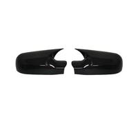 Wing Mirror Caps For Megane 2 MK2 2002 2003 2004 2005 2006 2007 2008 2009 Bright Black/Carbon Fiber Pattern Wing Mirror Housing Cap(Bright black)