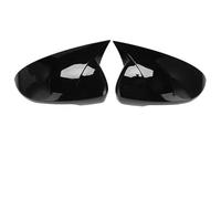 Wing mirror Car Accessories Door Side Wing Rearview Mirror Cover Cap Housing For Hyundai For Tucson 2015 2016 2017 2018 2019 2020 Protect Cover(Gloss black)