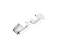 Wing mirror Car Accessories Exterior Door Side Wing Rearview Mirror Cover Cap Housing For Transit For Tourneo 2016-2020 Protect Cover(Sliver)