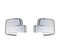 Wing mirror Car Accessories Exterior Side Wing Rearview Mirror Cover Cap Housing For Jeep For Liberty 2007 2008 2009 2010 2011 2012 Protect Cover(Silver Chrome)