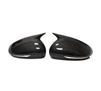 Wing mirror Car Exterior Door Side Wing Rearview Mirror Cover Cap Housing For Genesis G70 2017 2018 2019 2020 2021 2022 2023 Protect Cover(Carbon Fiber)