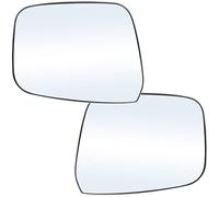 Wing Mirror Car Left Right Hand Door Side Wing Mirror Glass Heated For Nissan For Navara For D40 For Pathfinder 2005-2013 W/Plate Clip On LHS RHS Non-HeatedWing Mirror Glass(Pair)
