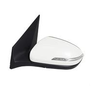 Wing Mirror Complete Assembly For Hyundai For I20 2016 2017 Car Auto Electric Folding Turn Signal Heating Lens Adjustment Mirror Assy(White 5 pin Left)