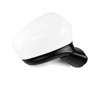 Wing Mirror Complete Assembly For Mazda For Cx-5 For Ke 2013 2014 8-Pins Car Rearview Mirror Assembly With Turn Signal Heating Electric Foldableing(White Right 1Pc)