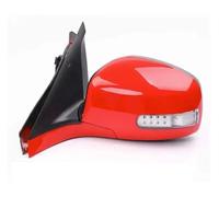 Wing Mirror Complete Assembly For Suzuki For Swift Car Rearview Mirror Assembly With Turn Signal Light Electric Adjustment 5-wire(1pcs bright red L)