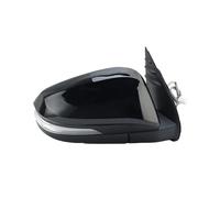 Wing Mirror Complete Assembly For Toyota For Hilux 2015-2020 5 Pins Rearview Mirror Assembly Painted Black Manual Folding Side Mirror(1pc right)
