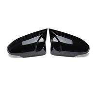 wing mirror cover 2Pcs Door Side Wing Rearview Mirror Cover Caps Shell For Toyota CHR C HR C-HR 2017-2021 For Toyota for for Corolla 2014-2017 Car Accessories(Glossy Black)