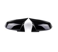 Wing Mirror Cover 2pcs Mirror Covers Side Rearview Cover Cap For BMW 5 6 7 Series F10 2014-2016 Rearview Side Cap(Glossy Black)