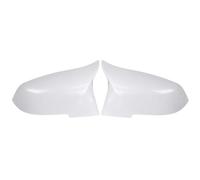 Wing Mirror Cover Cap ABS Fits for B&MW 1 SER F20 F21 2012-2019 Car Left Right Side Door Wing Rear View Mirror Covers Trim Cap Accessories 2pcs Rearview Mirror Shells(Red)(White)