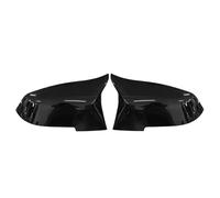 Wing Mirror Cover Cap ABS Fits for B&MW 1 SER F20 F21 2012-2019 Car Left Right Side Door Wing Rear View Mirror Covers Trim Cap Accessories 2pcs Rearview Mirror Shells(Red)(Glossy Black)