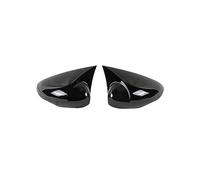 Wing Mirror Cover Cap Car Wing Mirror Cover Cap For Ford For Fiesta MK7 2008 2009 2010 2011 2012 2013 2014 2015 2016 2017 (Color : Black)