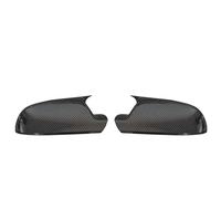 Wing Mirror Cover Cap Fit Use For Audi A3 8P A4 A5 Car Rearview Side Mirror Cover Wing Cap Exterior Door Housing Shell Trim(Type B Carbon)