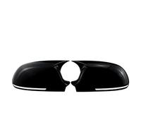 Wing Mirror Cover Cap Fit Use For Audi A3 8P A4 A5 Car Rearview Side Mirror Cover Wing Cap Exterior Door Housing Shell Trim(Type A Black)