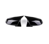 Wing Mirror Cover Cap For 1 2 3 4 Series F20 F30 F31 F32 F36 2012 - UP 320i 328i 330d 335i M3 M4 Look Replacement Style Mirror Cover Rearview Mirror Cover(Bright black)