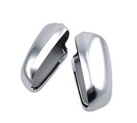 Wing Mirror Cover Cap For A4 For B6 For B7 For A6 For C6 Car Rearview Mirror Cover Side Wing Mirror Protect Frame Covers Trim Silver Matte Chrome Door Mirror Covers Caps